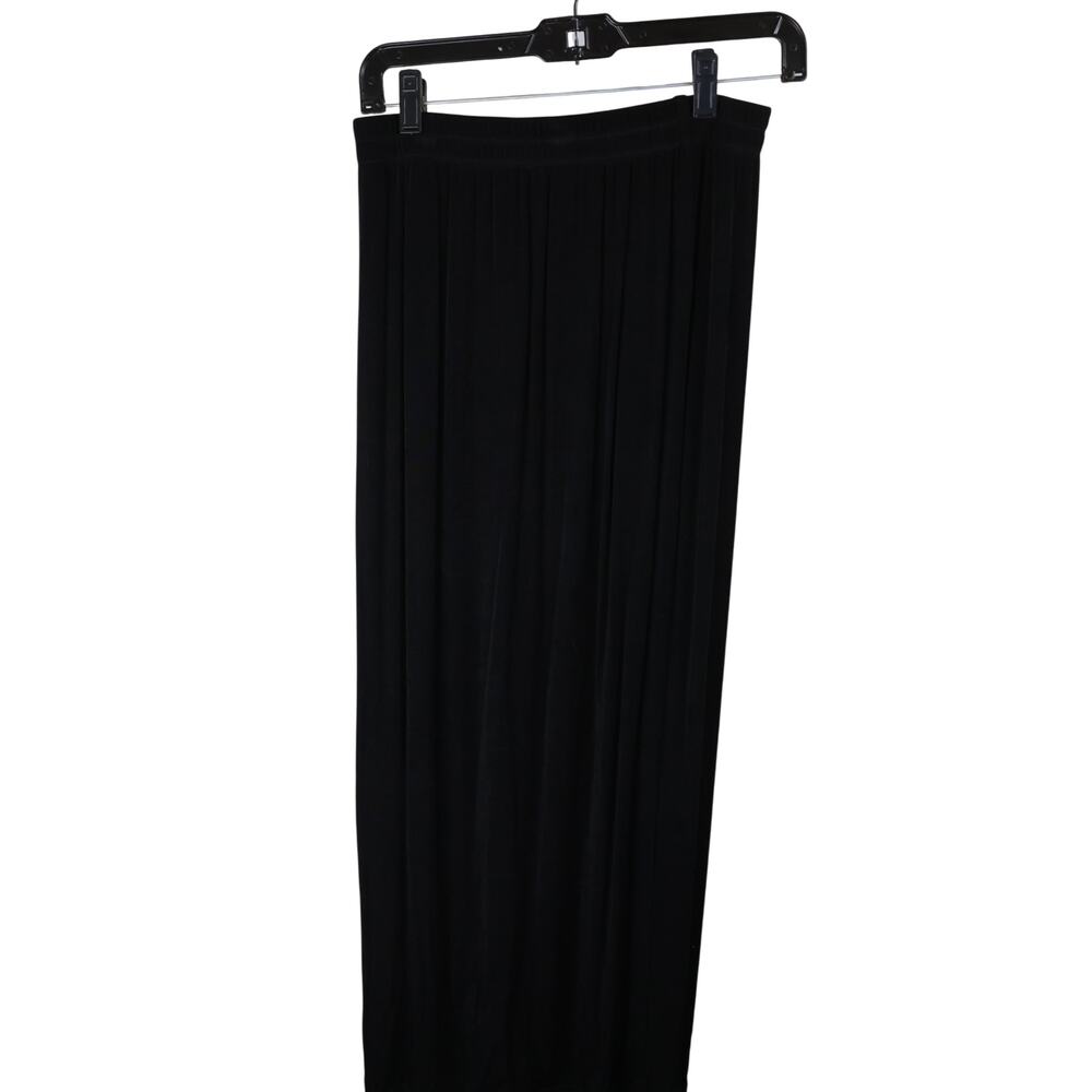 A Touch of Class Black Wide Leg Palazzo Dress Pants Stretch L/XL
